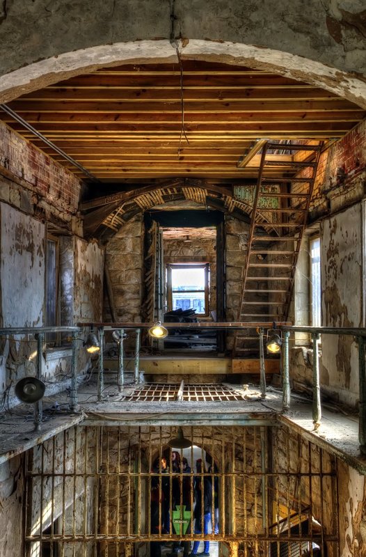 Bars Ladders and Beams (DLM_20140405_011_0147_8_9_tonemapped_web).jpg :: Eastern State Penitientary, Philadelphia, PA