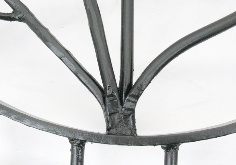 Gate-14.jpg :: Blacksmith, gate, flower,leaf