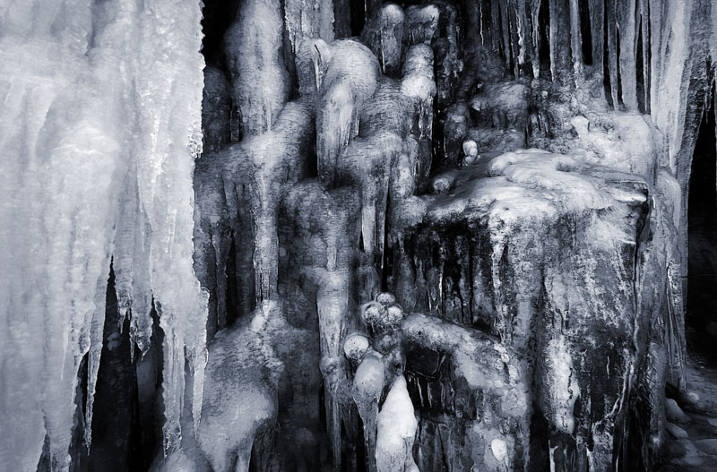 Ice Fall - Eagle Rock1.jpg :: Ice fall at Eagle Rock cliff face.