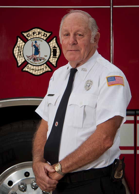 CFFD Portraits-1.jpg :: Portraits of firefighers from the Clifton Forge Fire Dept taken for the CFFD 125th Anniversary.