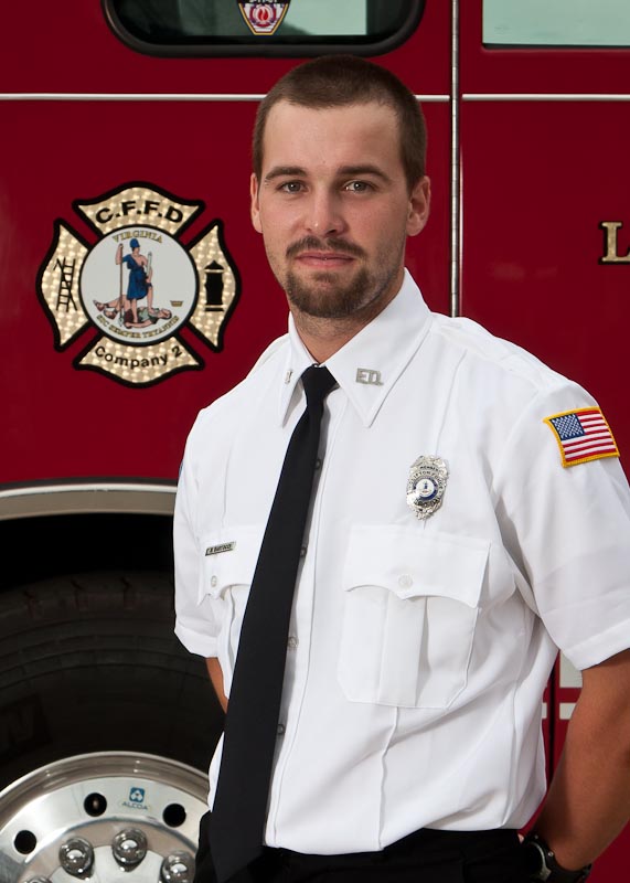 CFFD Portraits-7.jpg :: Portraits of firefighers from the Clifton Forge Fire Dept taken for the CFFD 125th Anniversary.