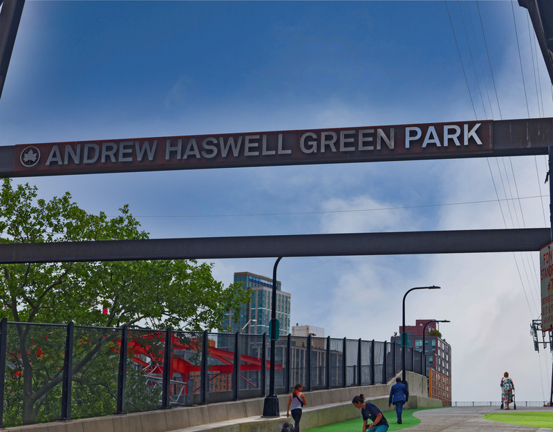 Haswell Greene Pk - Finley Walk 002A(1).jpg :: Andrew Haswell Green - John Finley Walk - Queensborough Bridge