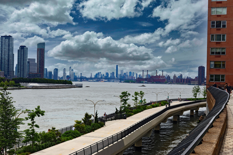 Haswell Greene Pk - Finley Walk Brooklyn 01A(1).jpg :: Andrew Haswell Green - John Finley Walk - Queensborough Bridge