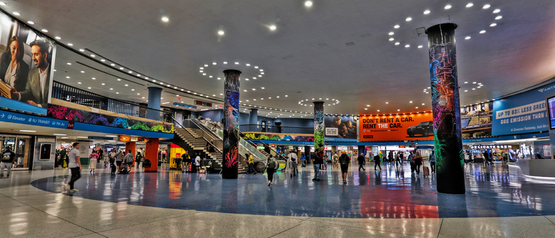 Penn Station Amtak Rotunda  01A Pano.jpg