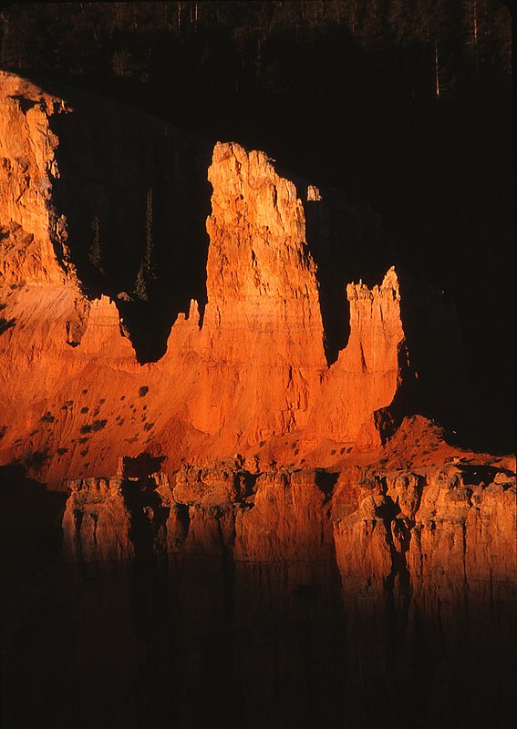 Rock Tower at Dawn. Bryce NP, Utah.jpg