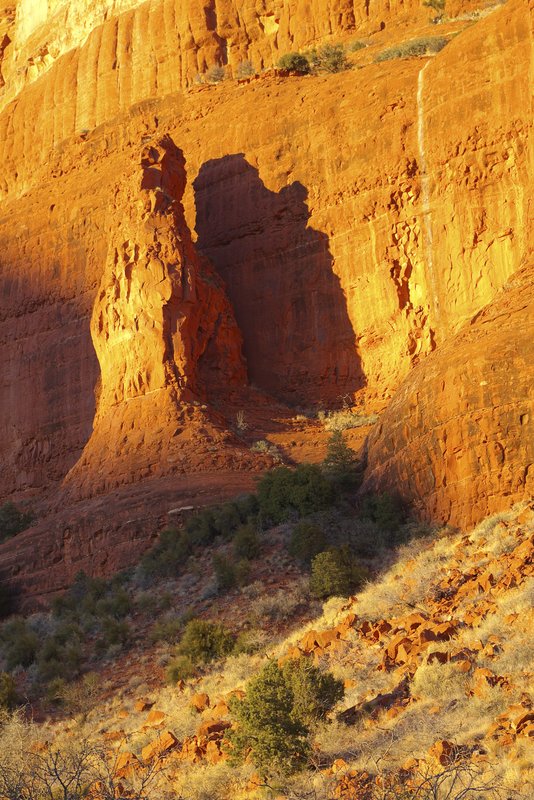 Rock Tower, Courthouse Rock, Sedona, Arizona (IMG0750).jpg :: Rock Tower, Courthouse Rock, Sedona, Arizona (IMG0750)