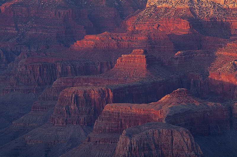Mesas at Sunset Grand Canyon National Park  77444.jpg