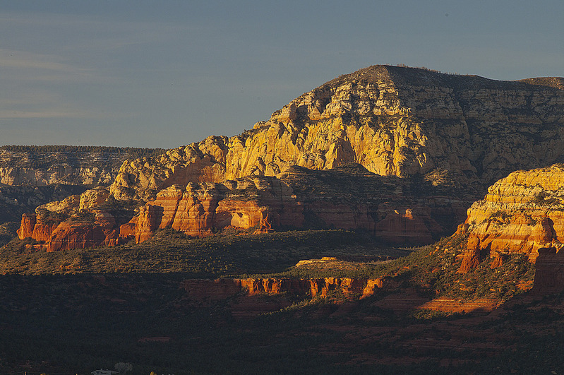 Cliffs at Sunset Sedona AZ SED0469s.jpg :: Cliffs at Sunset Sedona Arizona SED0469s
