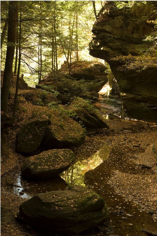 Creek and Boulders Old Mans Cave Hocking Hills Ohio (OH-6305).jpg