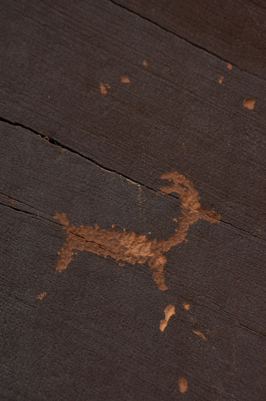 Deer Figure Rock Art Kane Canyon UT RKC-0066s.jpg :: Deer Figure Kane Canyon Road Utah RKC-0066s