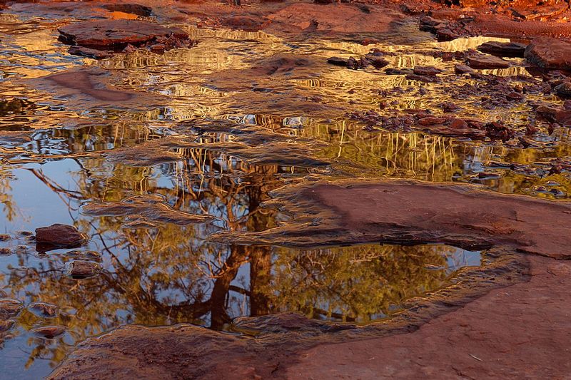 Intermittent Stream and Reflections Sedona Arizona 78295.jpg