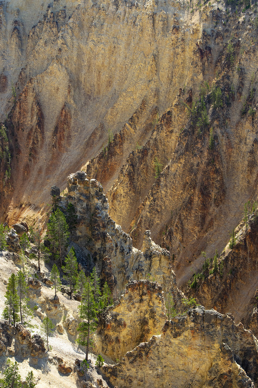 Rock Tower Yellowstone River Canyon Yellowstone NP WY IMGP5262s.jpg :: Rock Tower Yellowstone River Canyon Yellowstone NP Wyoming IMGP5262s