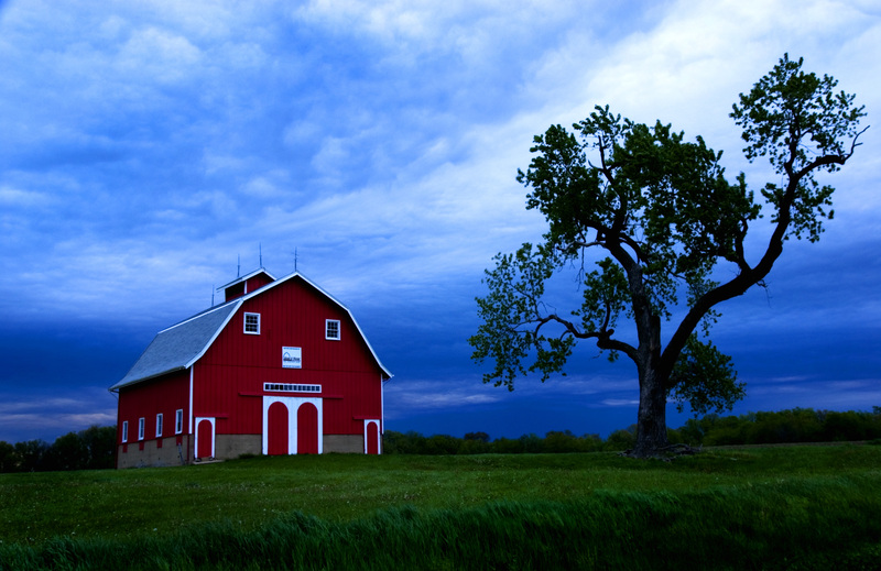 KennyRedBarn.jpg :: Red Barn near Kenny, DeWitt County