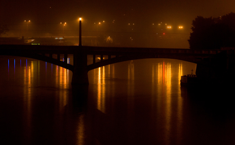 OtherBridge01.jpg :: Jirasek Bridge over the Vltova River, Prague, Czech Republic 