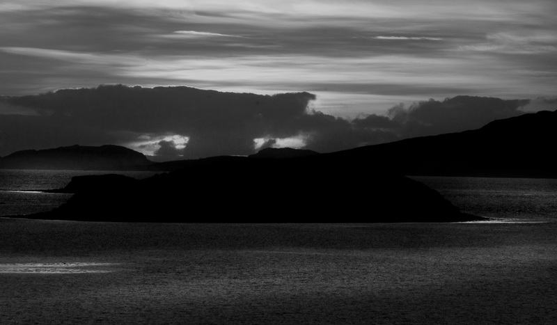 BW Clew Bay.jpg :: Sunset at Clew Bay, County Mayo