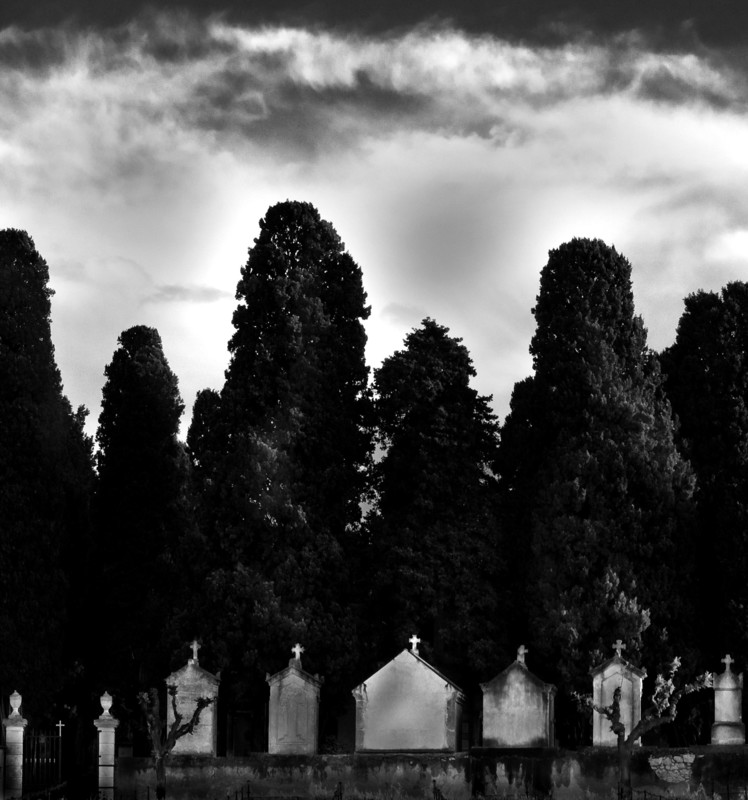 Cemetery in France.jpg :: A Village Cemetery