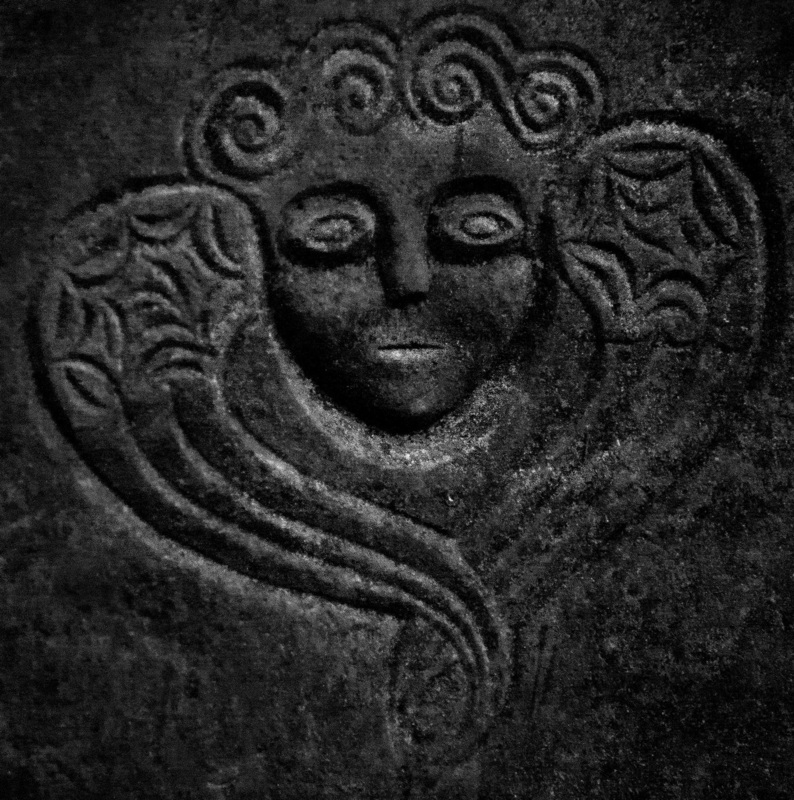 Face in Stone.jpg :: Figure at Ruin