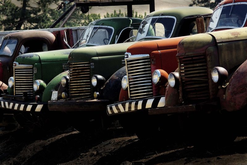 Palouse13.jpg :: Old Trucks, The Palouse Region in SE Washington State, USA