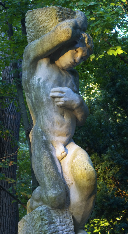 PrimitiveMan01.jpg :: Primitive Man by Philpot, Allerton Park and Retreat Center