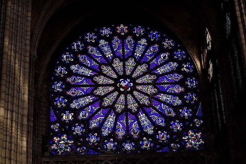 St Denis Paris 02.jpg :: Rose Window, Basilica of St Denis