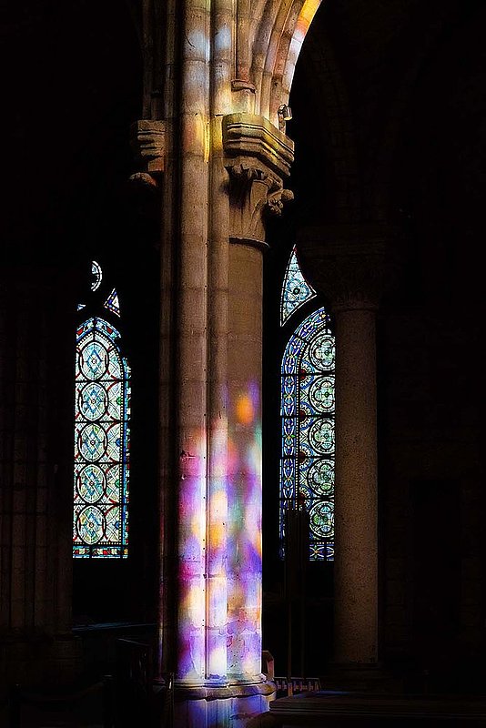 St Denis Paris 04.jpg :: Stained Glass Reflections, Basilica of St Denis