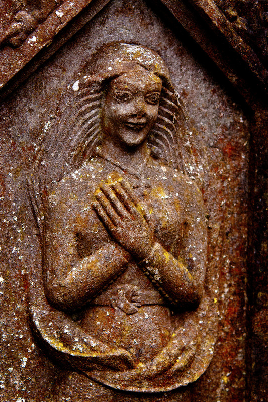Strade Friary 2.jpg :: Stone Figure at Strade Friary