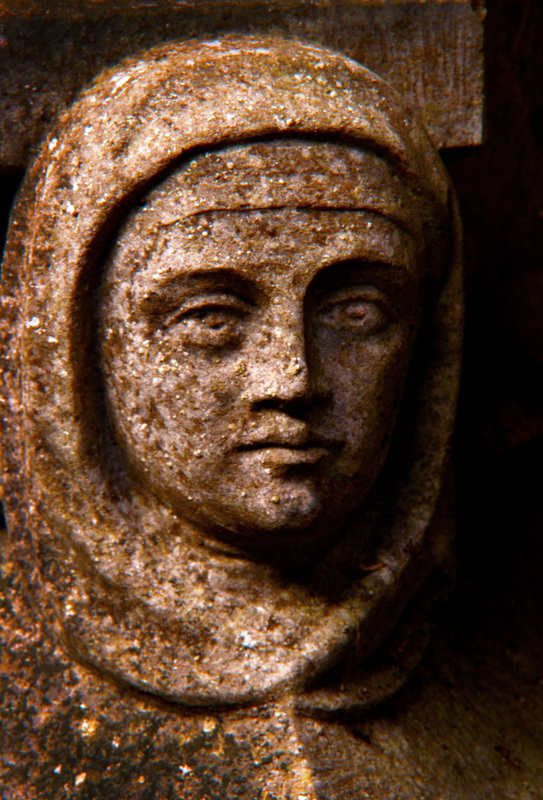 Strade Friary 4.jpg :: Stone Figure at Strade Friary