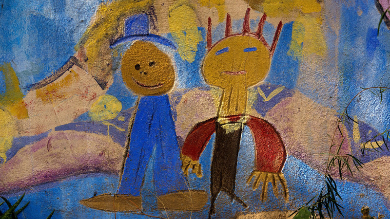 Street Art Tucson.jpg :: A Happy Couple in Tucson, Street Art