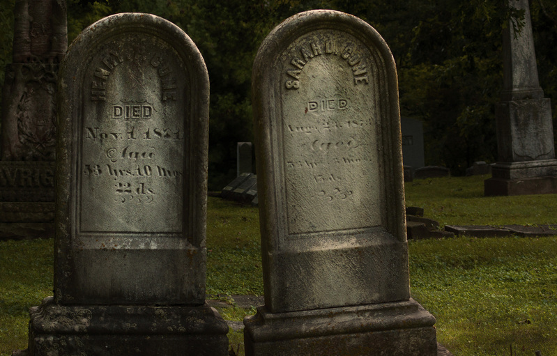 Tombstone3_OakRidge.jpg :: Henry and Sarah Cone