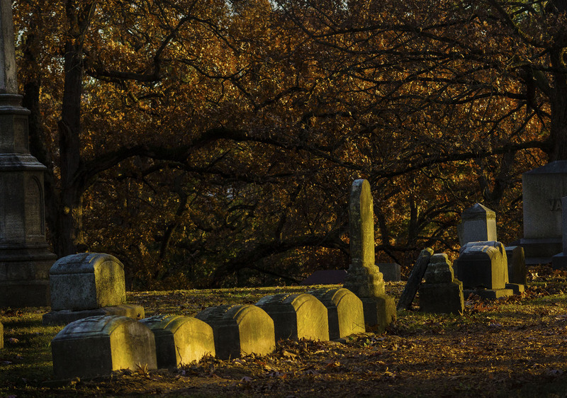 Tombstone5_OakRidge.jpg :: Tombstones and Oaks, Oak Ridge Cemetery