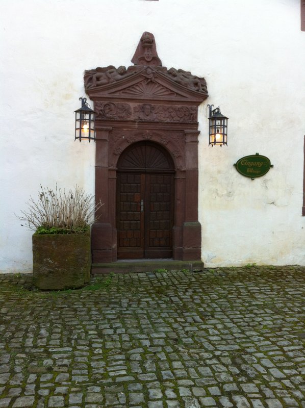 Restaurant Entry.jpg :: This is the Entry Door to one of my favorite Restaurants ' Burg Rittersdof '...so charming