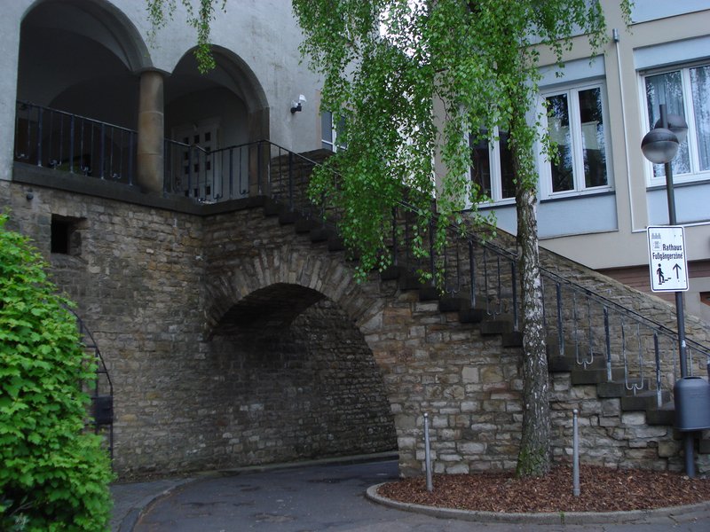 Roman Stone Arches.jpg :: Old Roman Stairway in my Hometown Bitburg, Germany