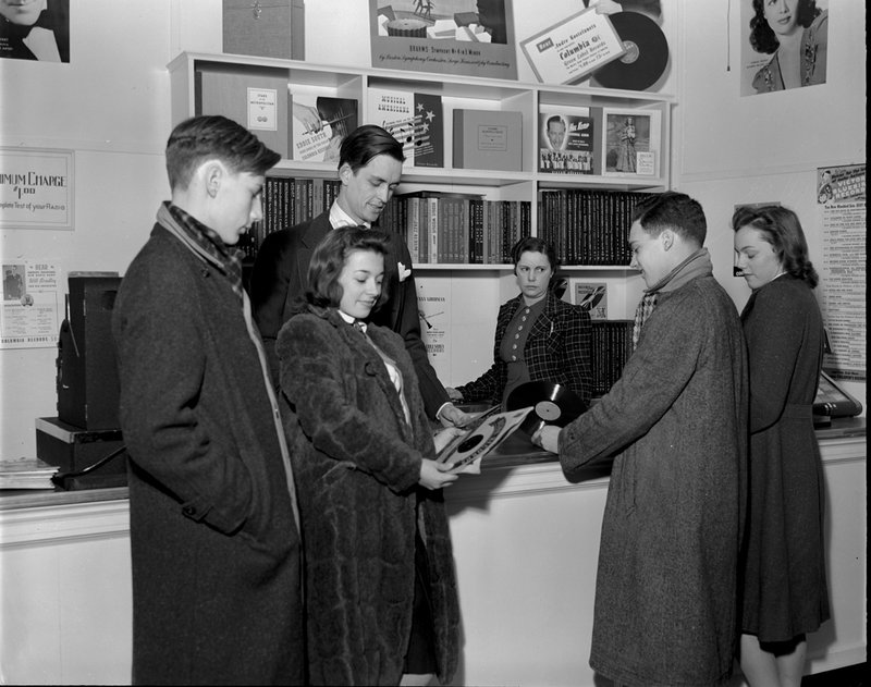 A367-1 BCC High School Yearbook Promo Record Store 1940.jpg