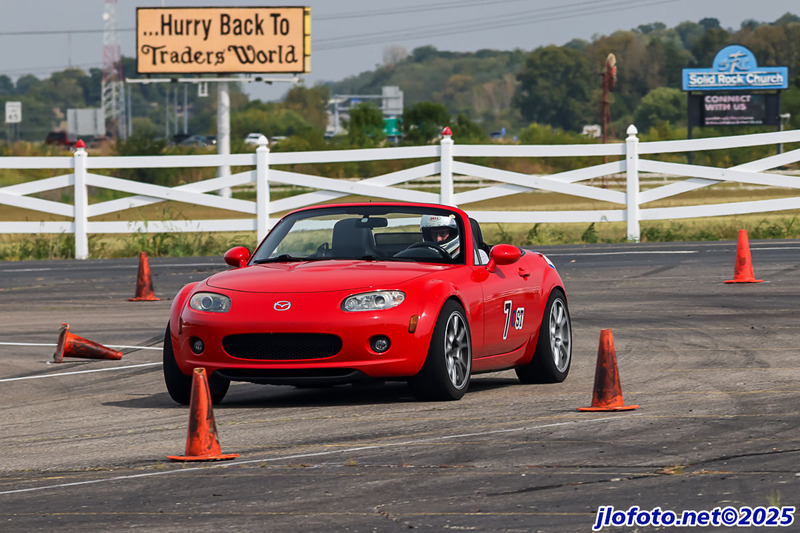 20250921-1025J(c)JLoewe.jpg :: Sep 21, 2025: SCCA Regional Solo II - Cincinnati Region at Traders World, Lebanon, Ohio