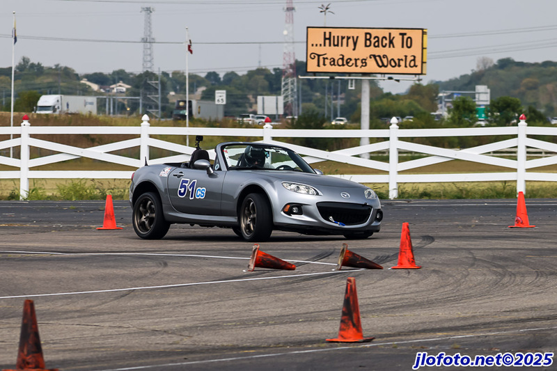 20250921-1699J(c)JLoewe.jpg :: Sep 21, 2025: SCCA Regional Solo II - Cincinnati Region at Traders World, Lebanon, Ohio