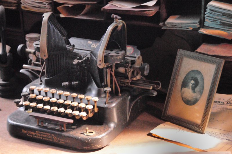 Journalists Tool.jpg :: Once upon a time this tool of the journalist pounded out words, words, words. Words in a rhymedic sound, words that excited your curiosity,  words that informed your conscience. 