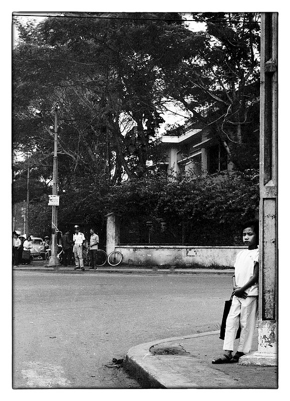Street Corner.jpg :: Young Vietnamese child standing on the corner.