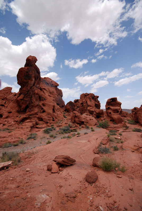 The Guardian.jpg :: This humanlike monolithic Sandstone giant stands guard over the valley, ever watchful.
