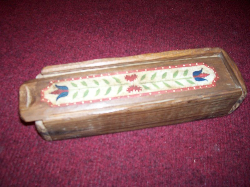 100_1813.jpg :: antique slide top box $45.00