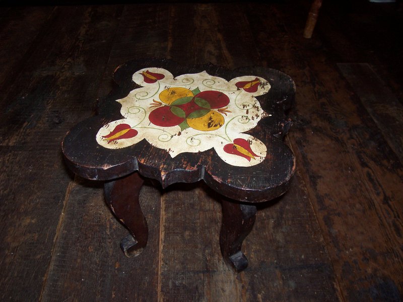100_1873.jpg :: unusual vintage stool $125.00