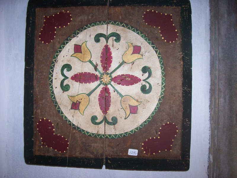 100_2209.jpg :: Antique panel with hex sign    $95.00