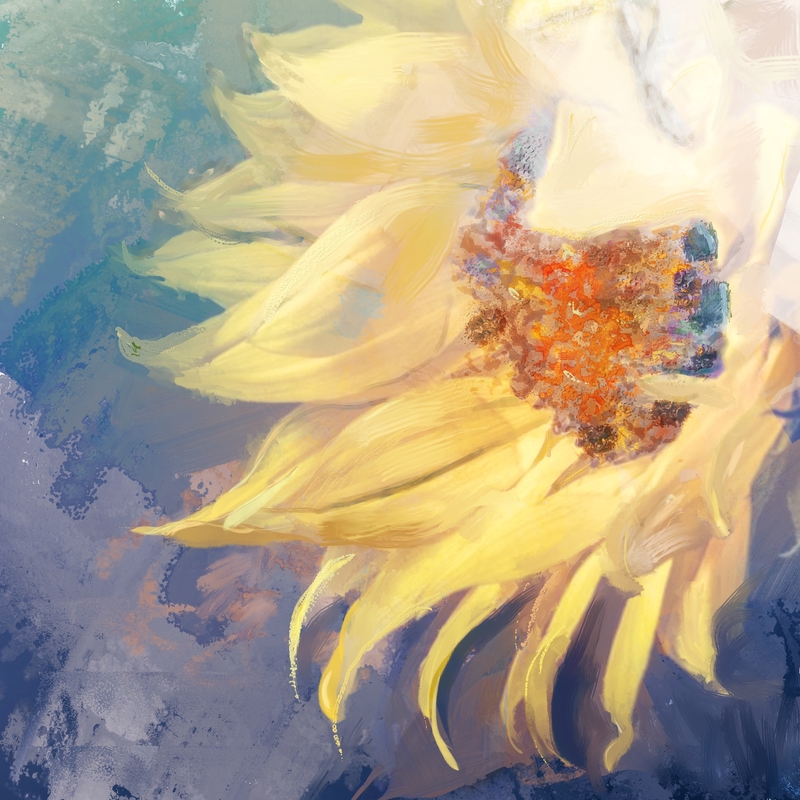 Sunflower Impasto.jpg