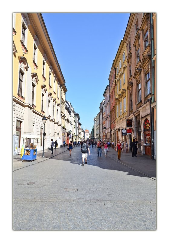 Krakow Old Town Square Vertical.jpg :: Old Town Square Streets, Krakow, Poland 