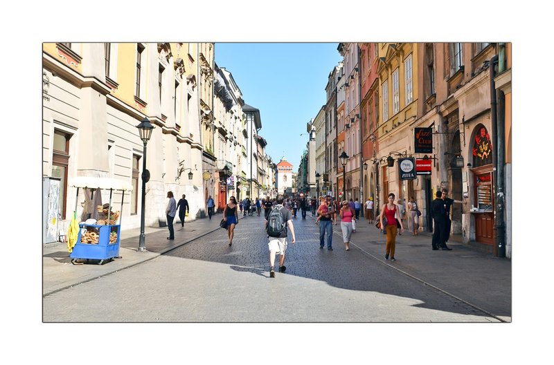 Krakow Old Town Square Wide.jpg :: Old Town Square Streets Krakow, Poland