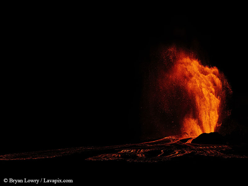 _BJL7956_6425 G9-DeNoiseAI-standard.jpg :: Episode 24 eruption, Lava fountain, Kilauea volcano, Hawaii Volcanoes National Park, The Big Island of Hawaii. 6-4-2025 