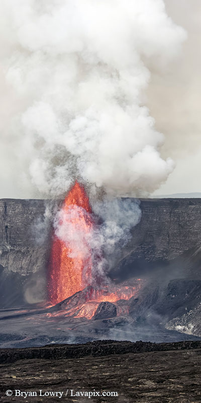 _BL_6003c (2)_32025 GH5.jpg :: Lava fountain, Kilauea volcano, Hawaii Volcanoes National Park, The Big Island of Hawaii 3-20-25