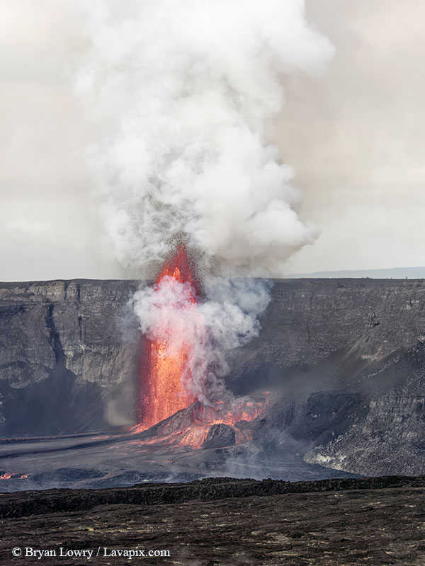 _BL_6004_32025 GH5.jpg :: Lava fountain, Kilauea volcano, Hawaii Volcanoes National Park, The Big Island of Hawaii 3-20-25