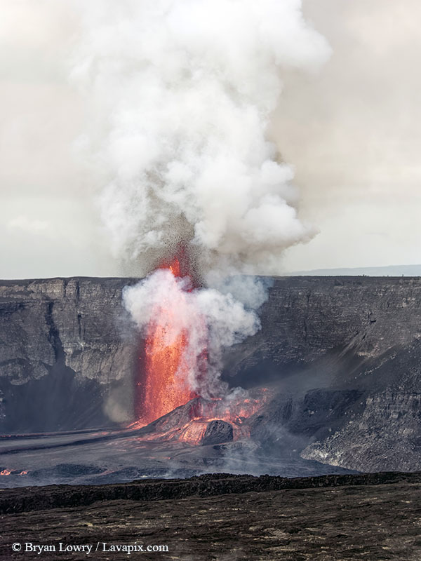 _BL_6005_32025 GH5.jpg :: Lava fountain, Kilauea volcano, Hawaii Volcanoes National Park, The Big Island of Hawaii 3-20-25