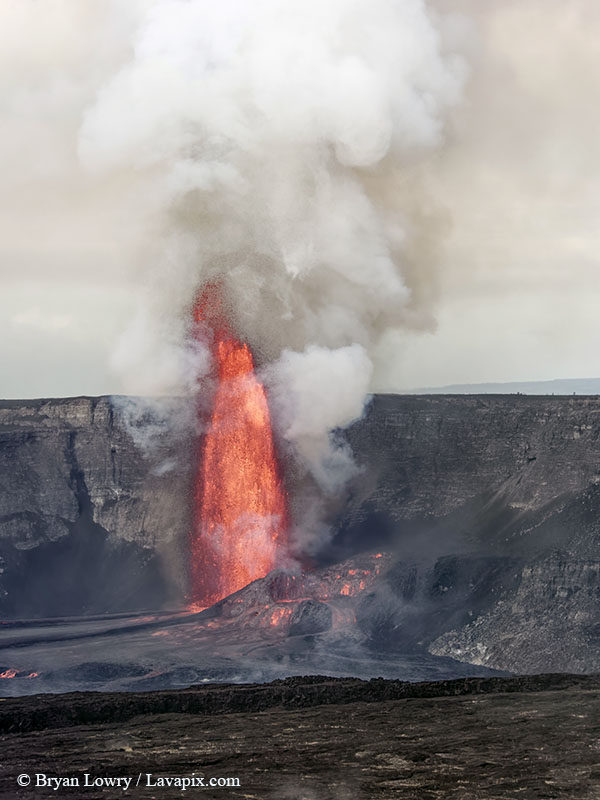 _BL_6009_32025 GH5.jpg :: Lava fountain, Kilauea volcano, Hawaii Volcanoes National Park, The Big Island of Hawaii 3-20-25