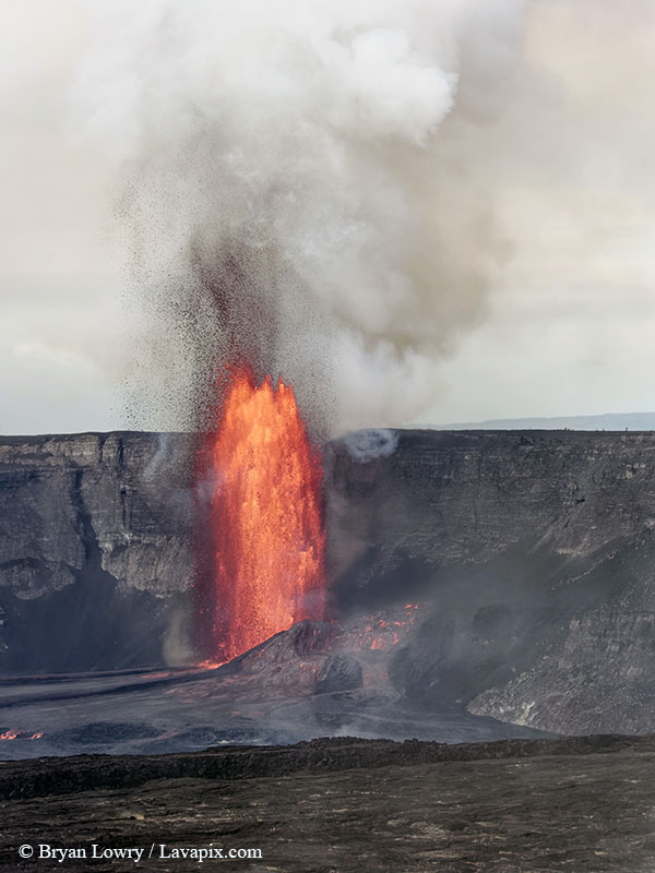 _BL_6012_32025 GH5.jpg :: Lava fountain, Kilauea volcano, Hawaii Volcanoes National Park, The Big Island of Hawaii 3-20-25